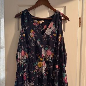 4/$15 Floral Sleeveless maxi dress